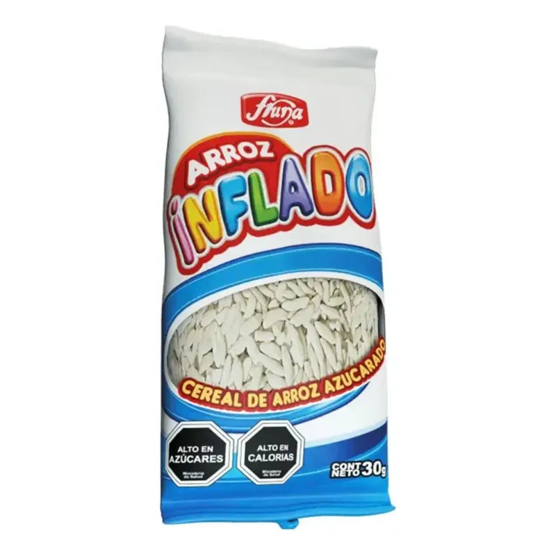 Cereal De Arroz Inflado Azucarado - Pack Con 12 Unidades