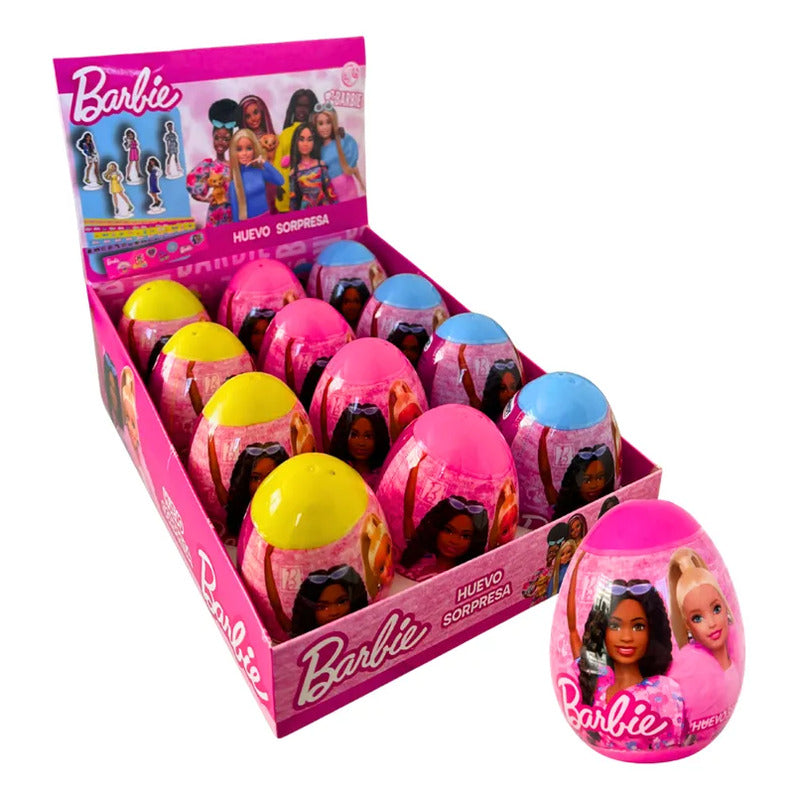 Huevos Sorpresa Barbie Con Juguetes (display De 12 Unidades)