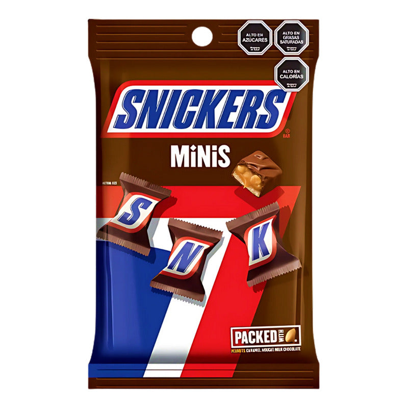 Snickers Mini Importados (bolsa Con 13 Unidades Aprox)