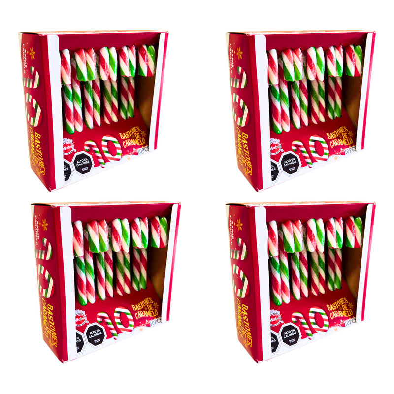 Bastones De Navidad Para Colgar Árbol - Pack 4 Unidades