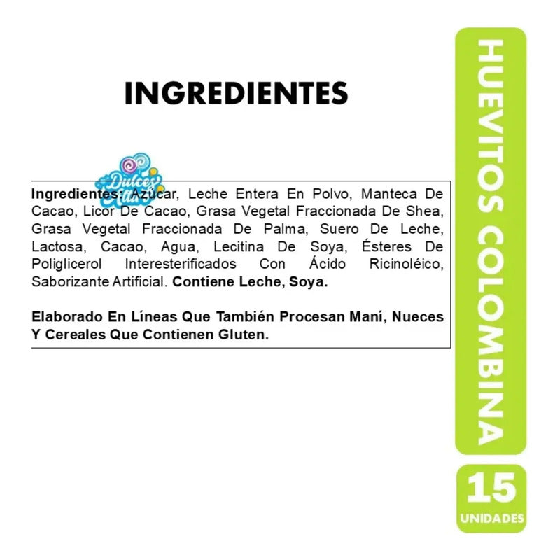 Huevitos Colombina Especial Pascua (caja Con 16 Unidades)