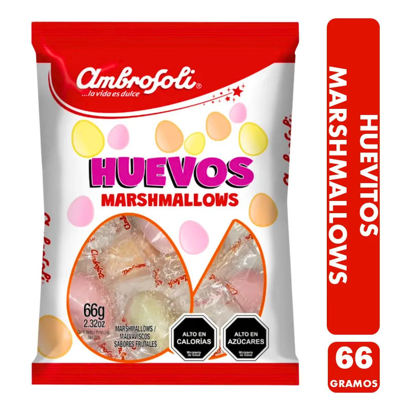 Marshmallows En Forma De Huevitos De Pascua Ambrosoli