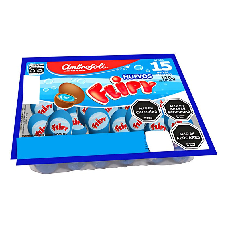 Huevos De Pascua Flipy - Sabor Frutal (bandeja Con 15 Uni)