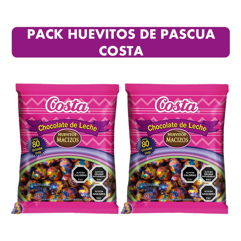 Huevitos De Chocolate Costa(pack 2 Bolsas) -especial Pascua