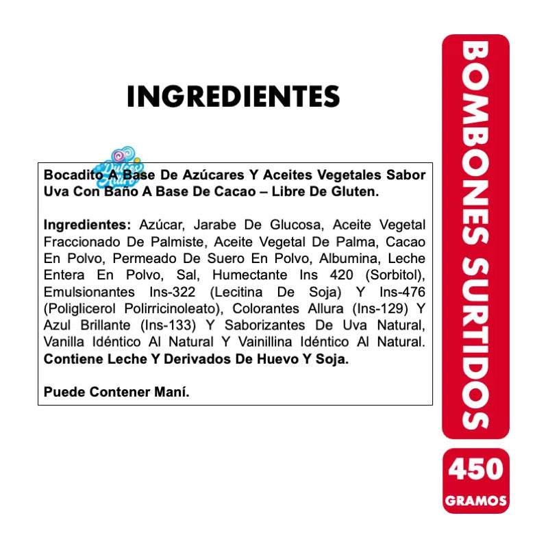 Bombones De Chocolate Sin Gluten Bel Sabores Surtidos