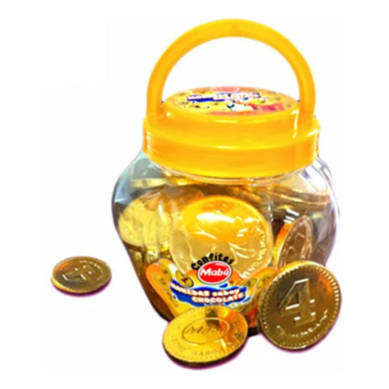 Monedas De Chocolate Para Piñata (contiene 50 Unidades)
