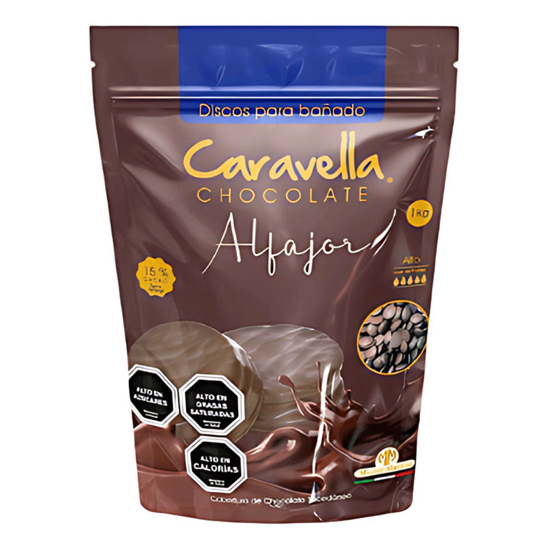 Chocolate Caravella Para Alfajores En Discos (bolsa De 1 Kg)