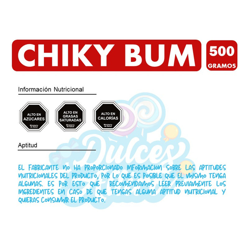 Galletas Chiky Bum De Fruna, Relleno Sabor Chocolate (500gr)