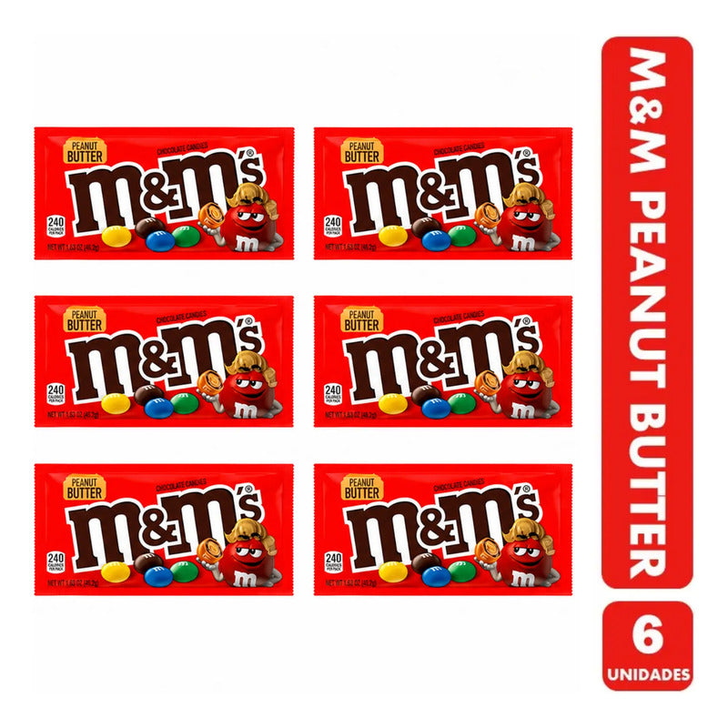 M&m Chocolate Sabor Peanut Butter (pack 6 Unidades)
