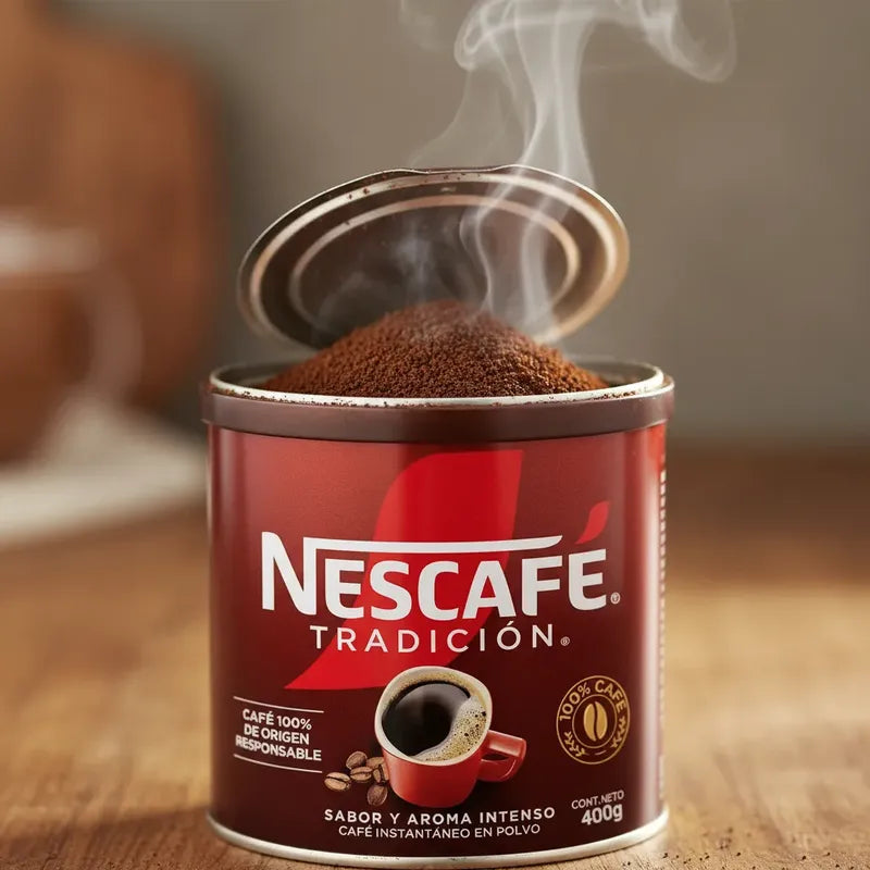 Nescafé Café Instantáneo Tradición Y Sabor Tarro 400g