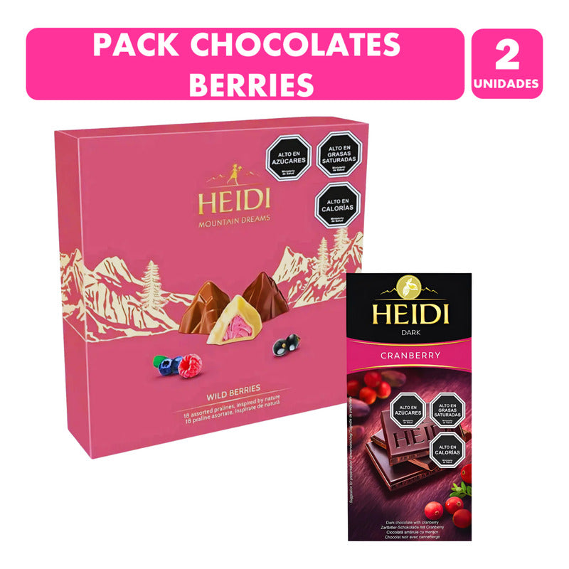 Especial Regalo -bombones Wild Berries Mas Barra Berry Dark