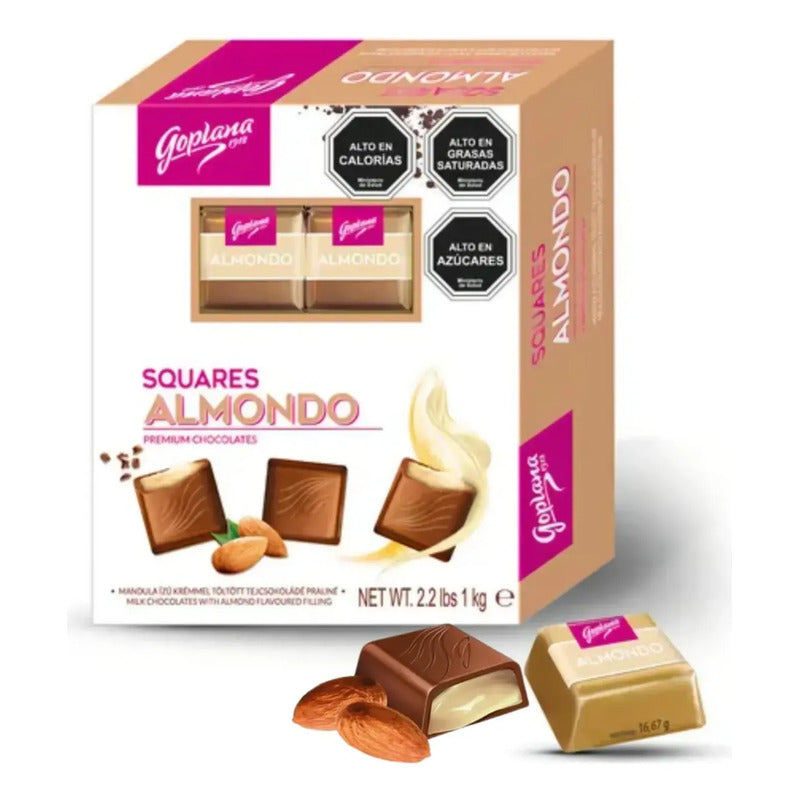 Bombones De Chocolate Almondo Almendra Goplana (1 Kg)