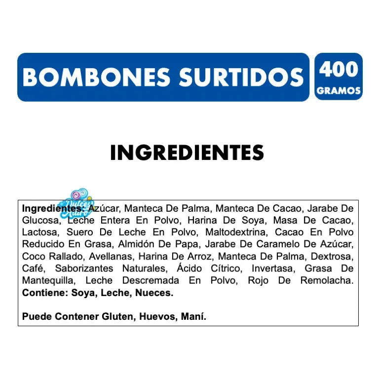 Bombones De Chocolate Maitre Truffout Variedades (caja 400g)