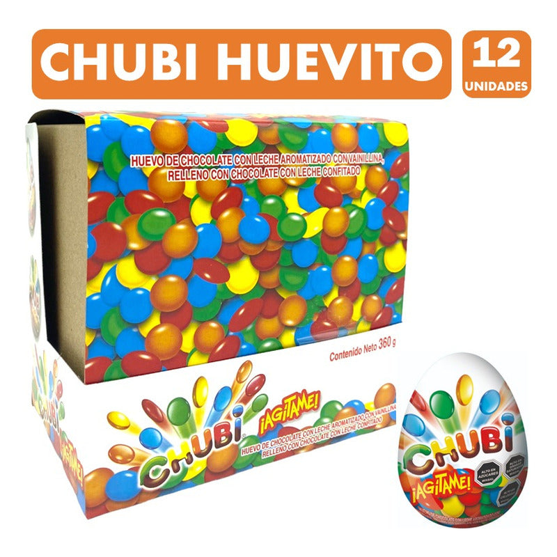 Huevo Chubi - Huevo Sorpresa Con Chubi (caja Con 12 Un)