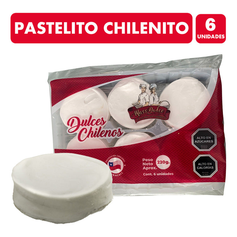 Pastel Artesanal Chileno Con Merengue Curacavi (6 Unidades)