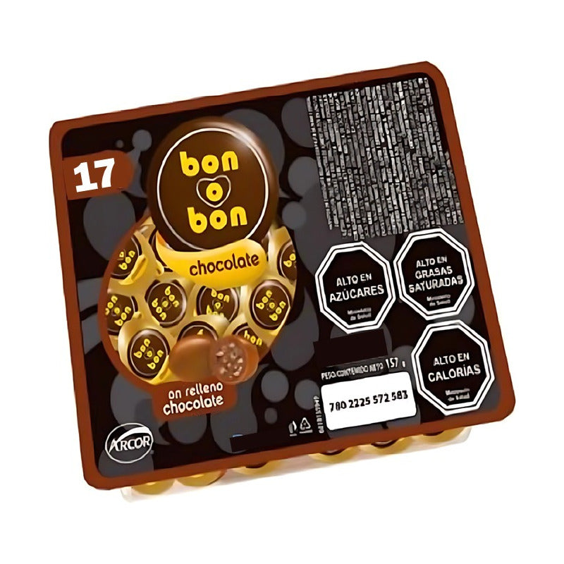 Huevitos De Pascua Bon O Bon Chocolate (bandeja 17 Unidades)
