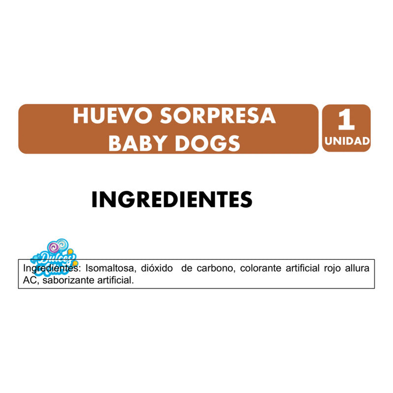 Huevo Sorpresa Cachorritos Adorables De Brickell Candy