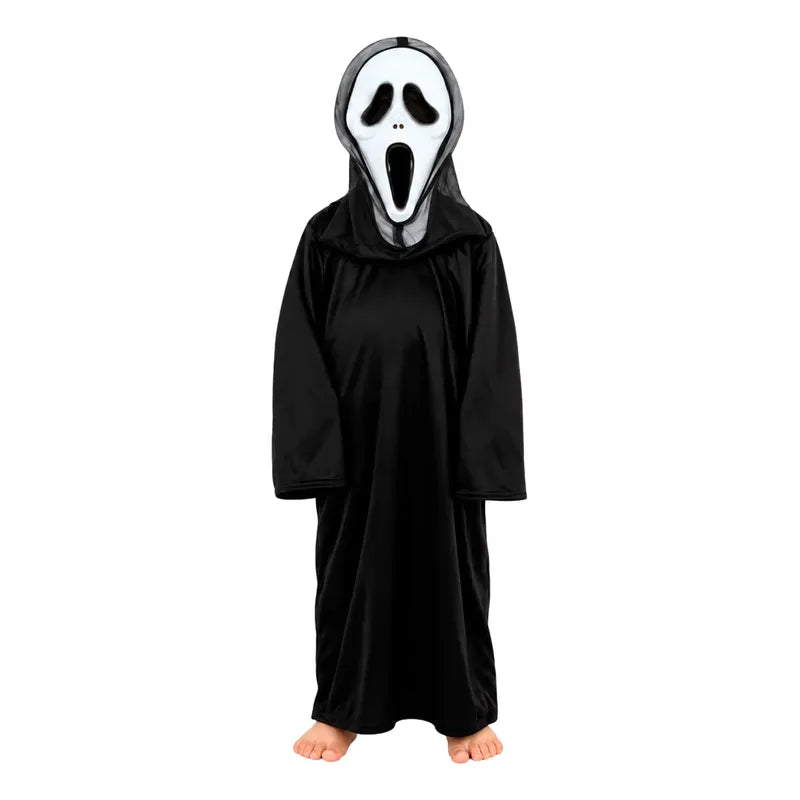 Disfraz De Asesino Especial Halloween (escoge Tu Talla) Negro 10-12