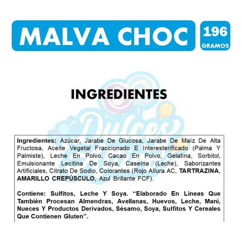 Marshmallow Malva Choc De Ambrosoli - Bolsa Con (196gr)