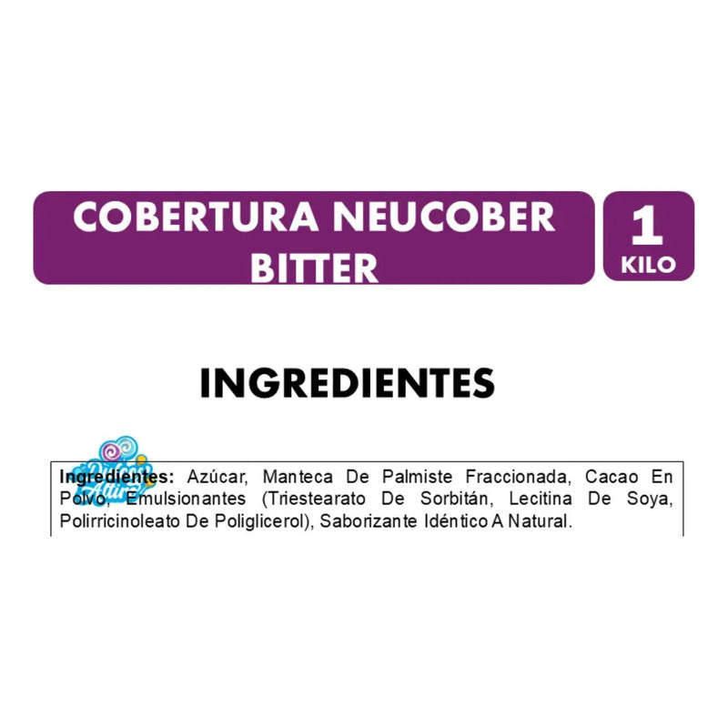Cobertura Neucober Bitter - Para Baño Y Moldeo (1kg)