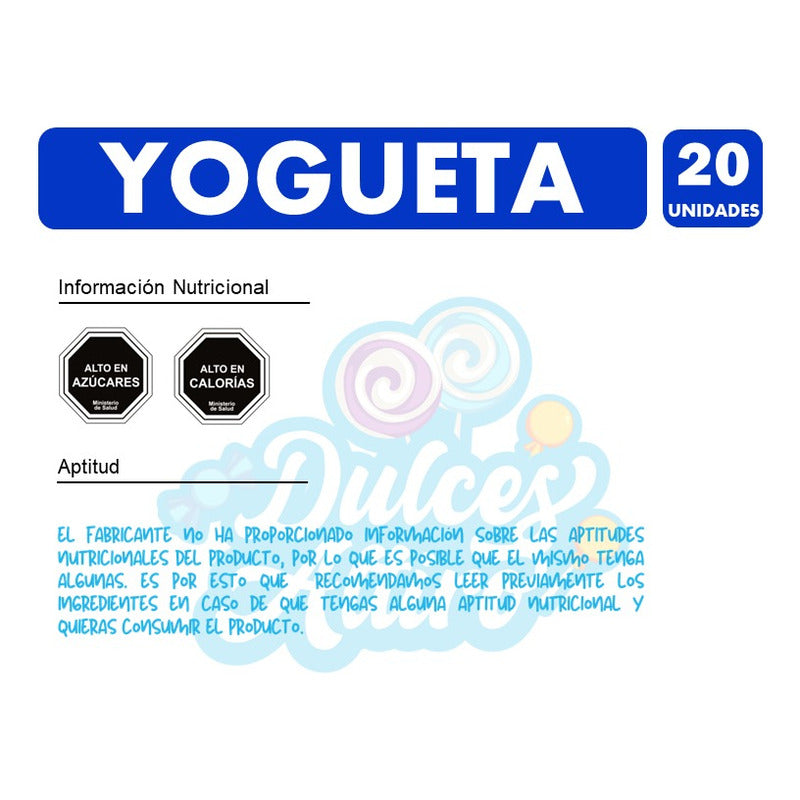 Yogueta Coyacs Surtidos Con Relleno Masticable(bolsa Con20u)