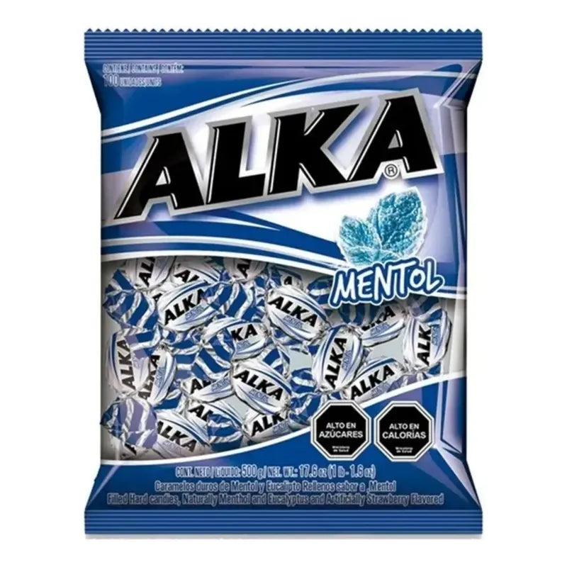 Alka Sabor Mentol Caramelo Tradicional (400 Gramos)
