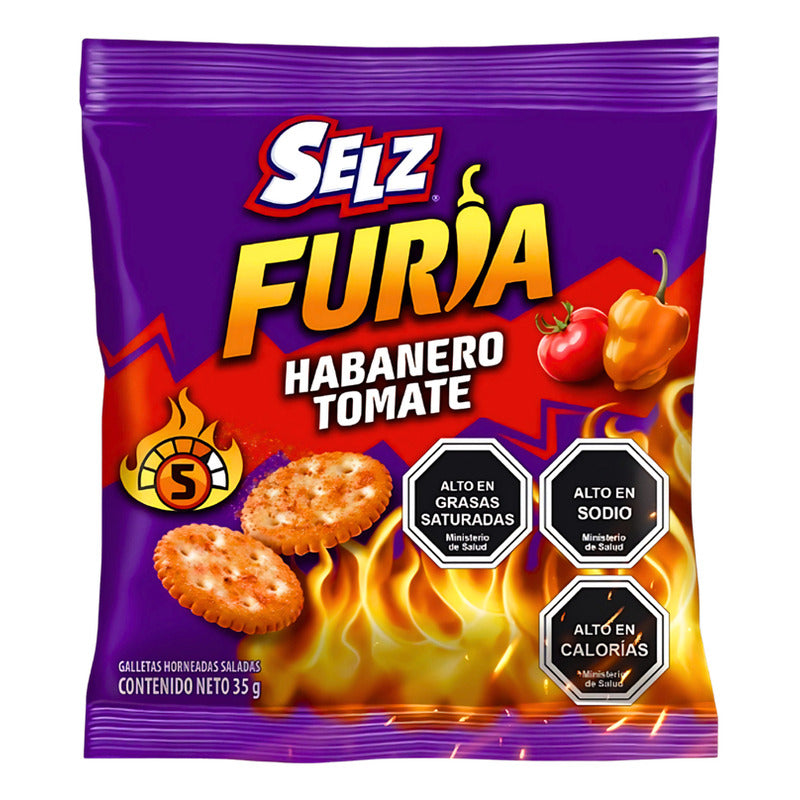 Selz Furia Habanero Tomate - Edición Limitada (pack 10 Un)