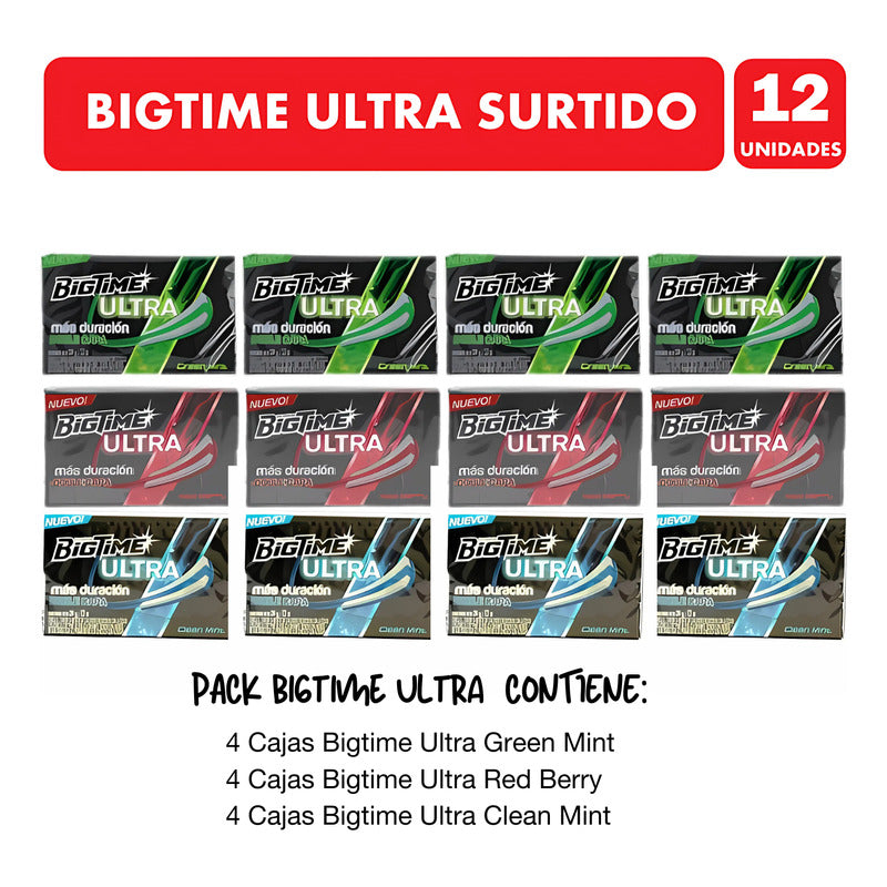 Bigtime Ultra En Pack  (4 Unidades Por Sabor)
