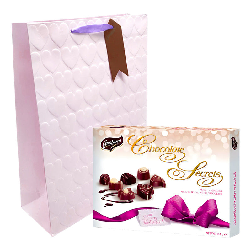 Bombones Surtidos Secrets Goplana + Especial Bolsa De Regalo