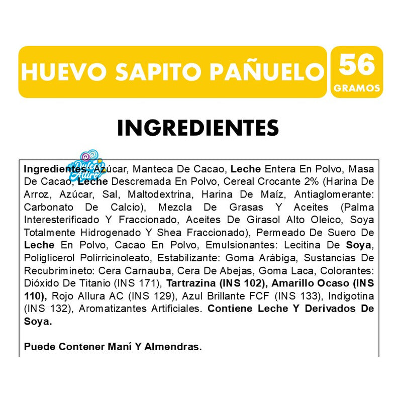 Huevo Grande De Sapito Tipo Pañuelo Para Regalo (unitario)