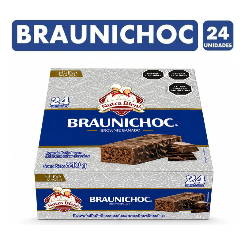 Braunichoc Biscocho Nutra Bien - Caja Con 24 Unidades