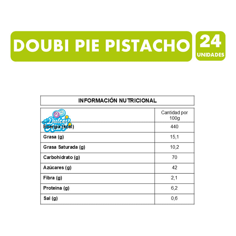 Chocolate Viral Sabor Pistacho - Barrita Viral (caja 24 Uni)