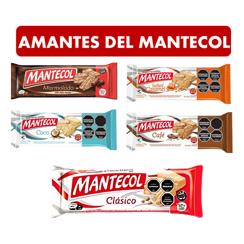 Pack De Mantecol - Coco Cafe Salted Marmolado Tradicional