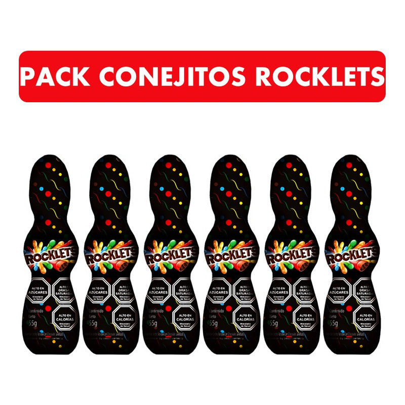 Conejos De Pascua Rocklets De Arcor (pack De 6 Unidades)