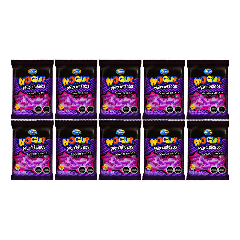 Dulces Para Halloween - Gomitas Mogul Murciélagos (pack 10u)