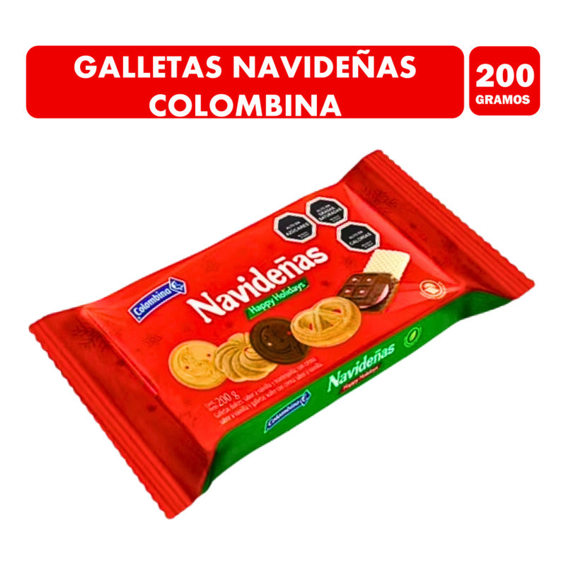 Galletas Dulces Especial Navideñas De Colombina ( 200g )