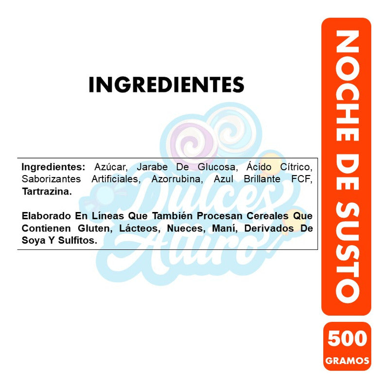 Dulces Halloween - Caramelos Noche De Susto (bolsa Con 500g)