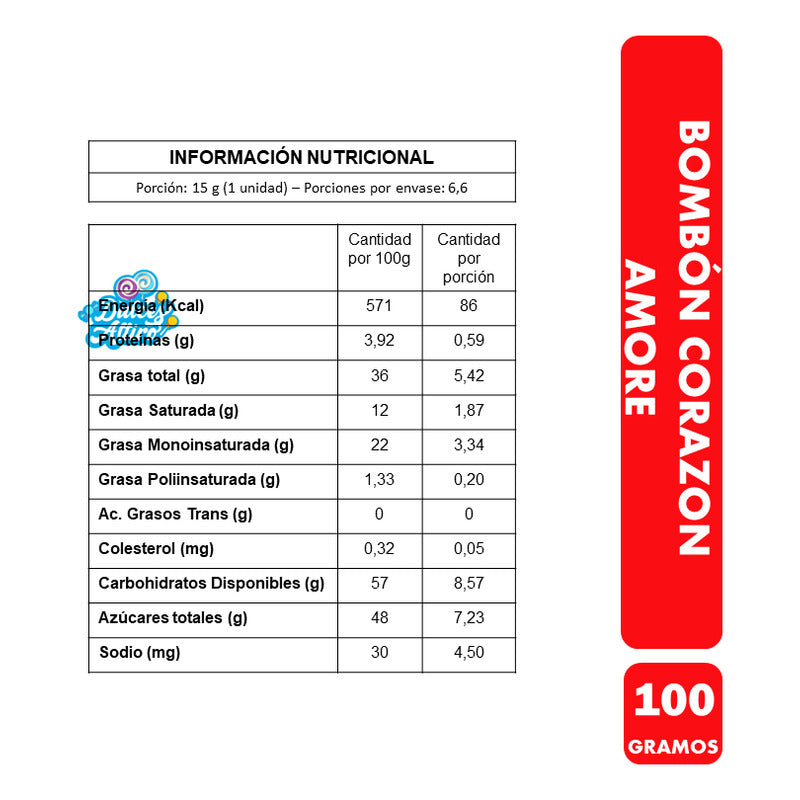 Bombones De Avellana Mabú (caja En Forma De Corazón 100 Gr)