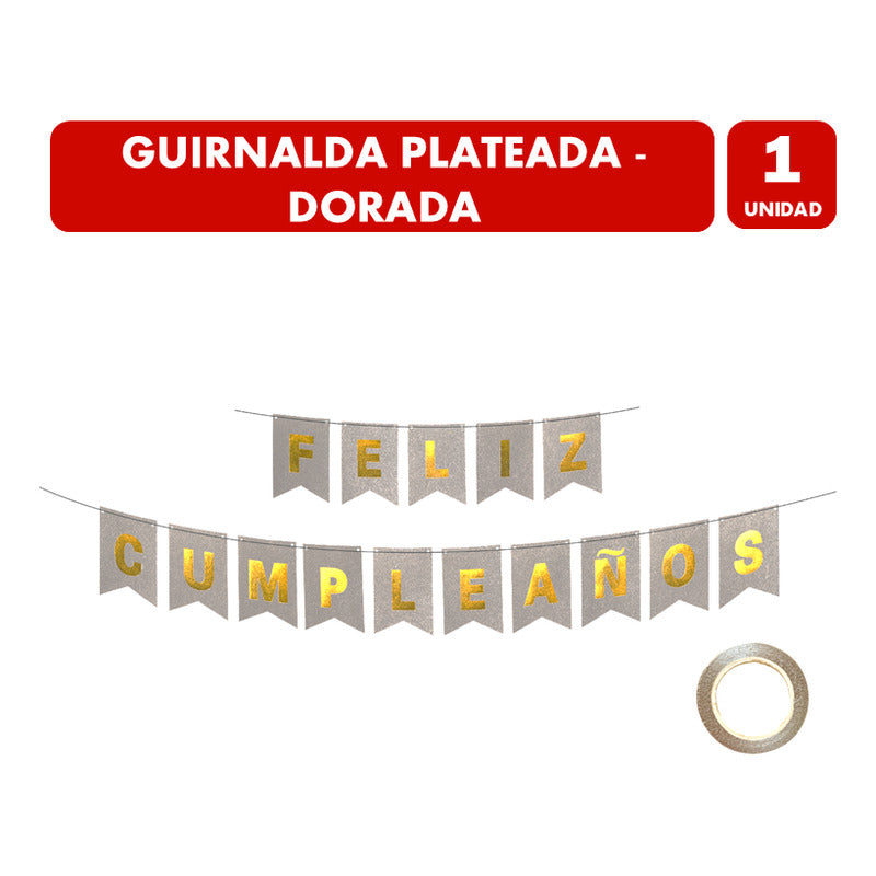 Pack Cumpleaños Color Rojo - Adornos Accesorios Decoración
