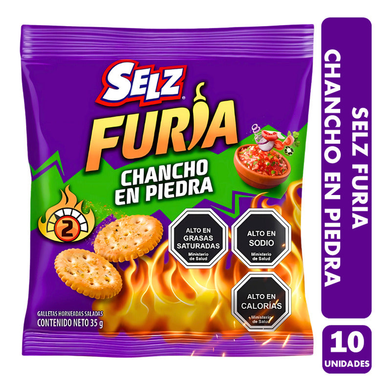Selz Furia Chancho En Piedra - Edición Limitada (pack 10 Un)