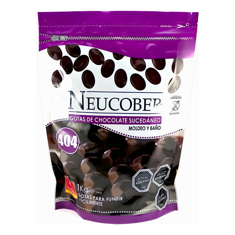 Cobertura Bitter Para Baño Y Moldeo Neucober - Bolsa 1 Kilo