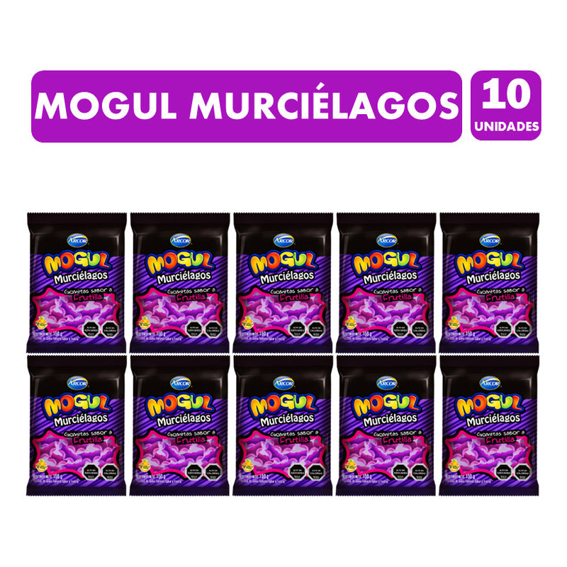Dulces Para Halloween - Gomitas Mogul Murciélagos (pack 10u)