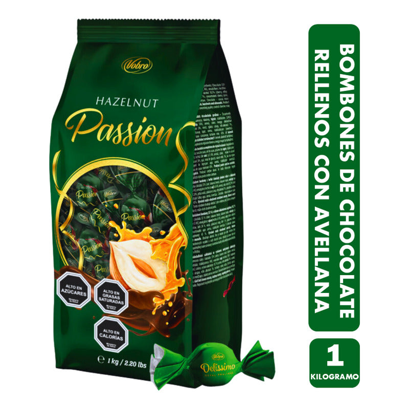 Bombones De Chocolate Rellenos Con Avellana Vobro (1kg)