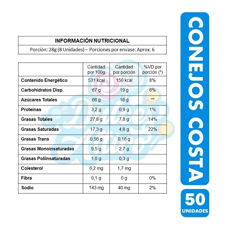 Conejos De Pascua - Bolsa De 50 Conejitos De Pascua Macizos