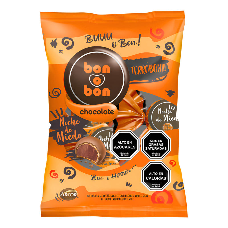 Bon O Bon Especial Halloween Sabor Chocolate - Bolsa 5 Uni