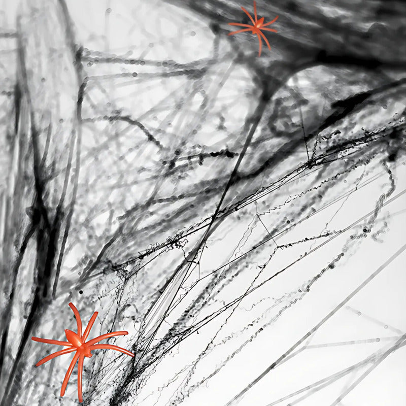 Telaraña Decorativa Negro Especial Halloween (20 Gramos)