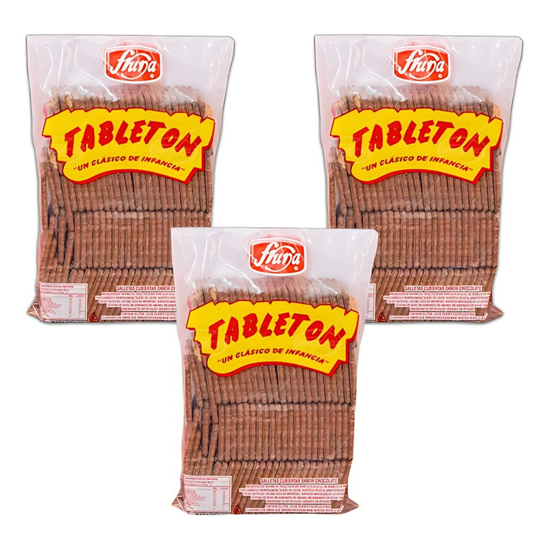 Pack Tabletones Fruna Galletas Clasicas De La Infancia(3uni)