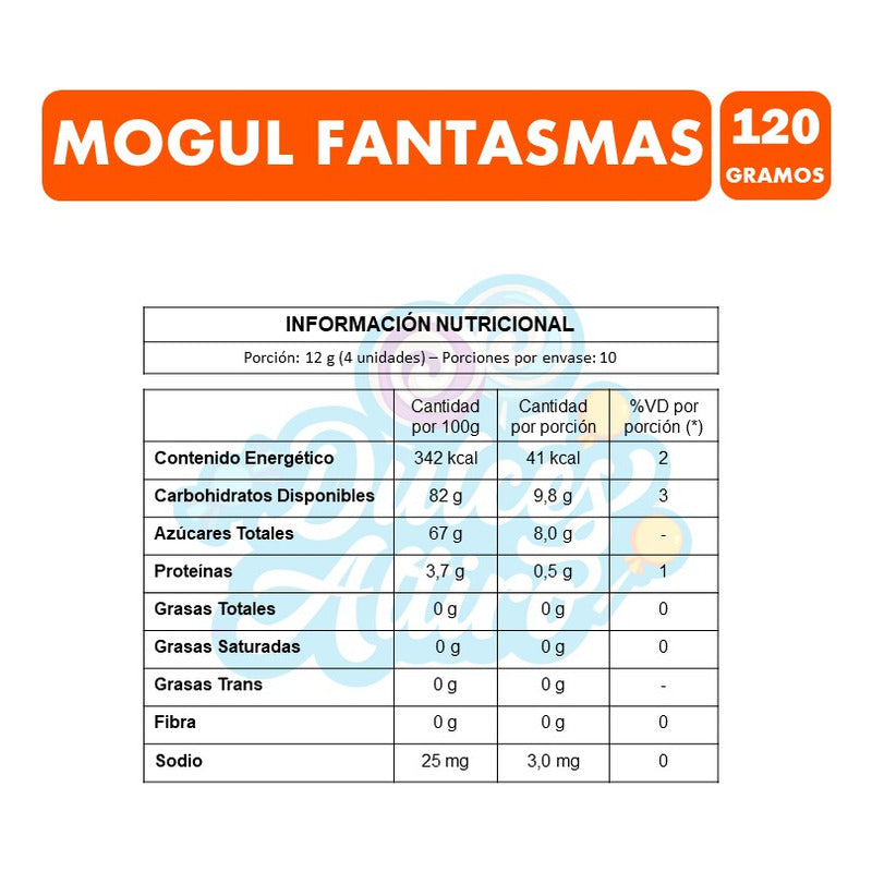 Malvaviscos Halloween Con Figura De Fantasma(bolsa Con 120g)