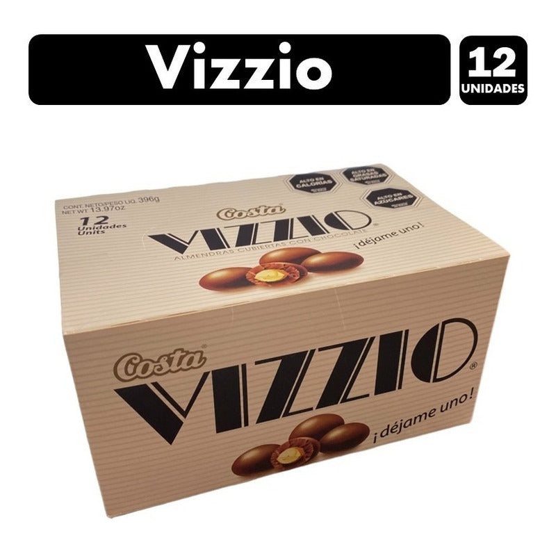 Chocolate Vizzio, De Costa - Caja Con 12 Sobres De 33gr C/u.