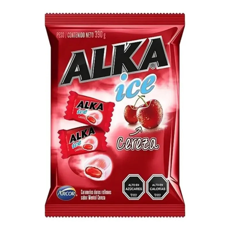 Alka Ice Sabor Cereza De Arcor - (bolsa Con 100 Unidades)